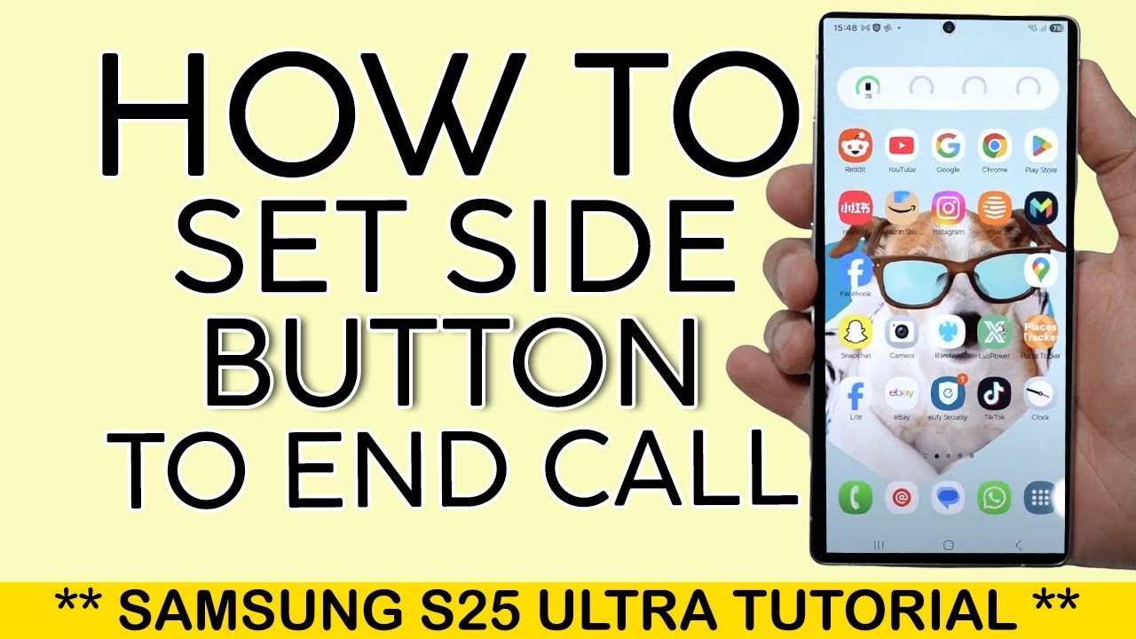 How to Use Side Button to End Call on Samsung S25 Ultra 2025