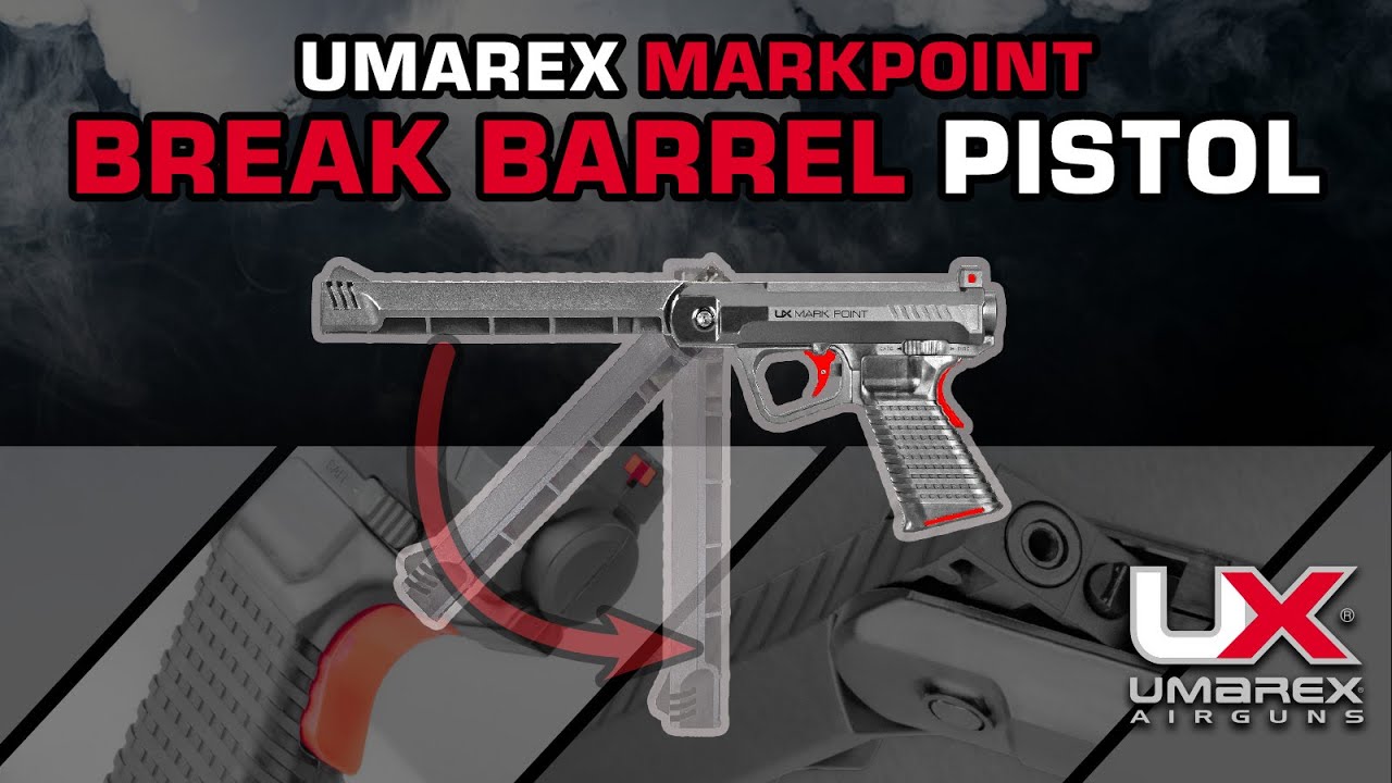 Umarex MarkPoint Break-Barrel Pellet Air Pistol Airgun Features