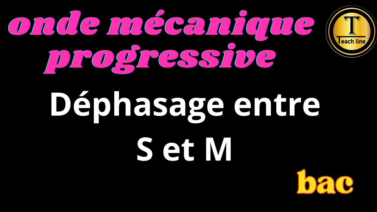 04_onde mécanique progressive: Déphasage entre S et M