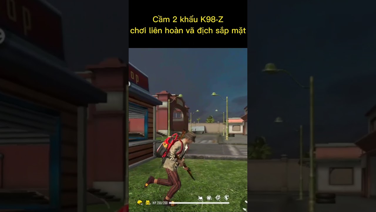 Free fire | 2 khẩu K98-Z li&ecirc;n ho&agrave;n v&atilde; địch kh&oacute;c th&eacute;t #shorts