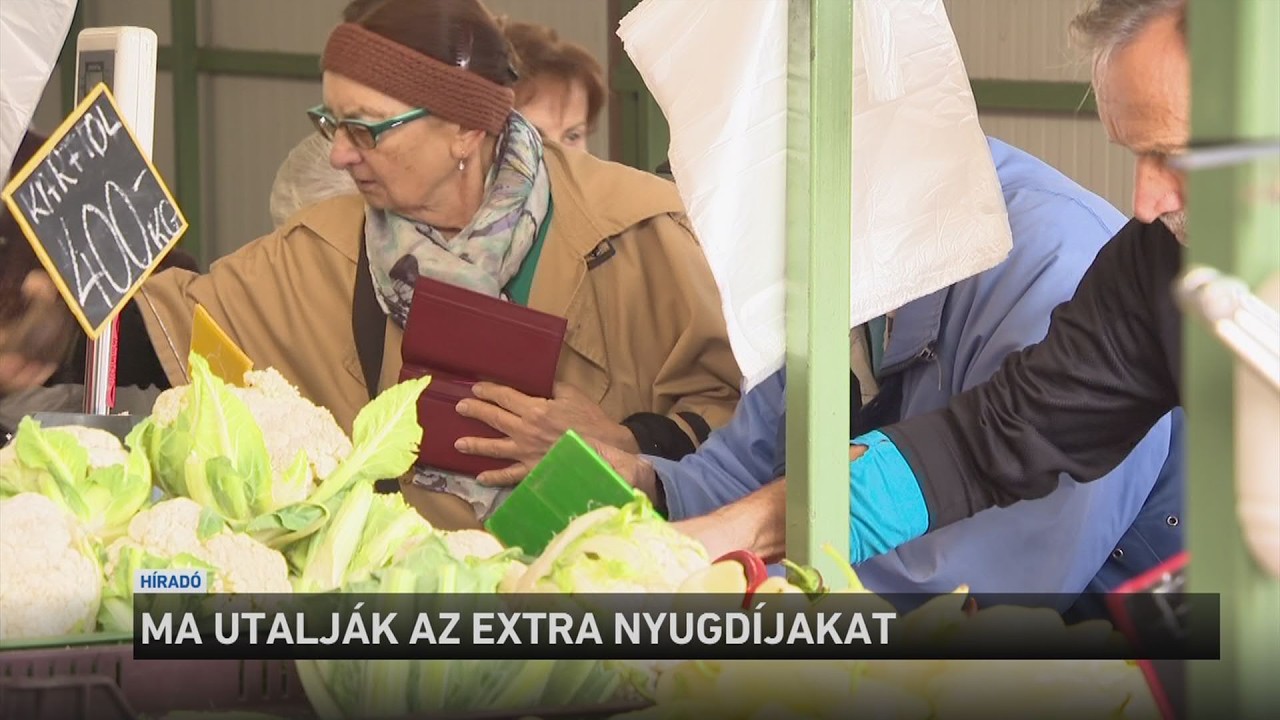 Ma utalják az extra nyugdíjakat