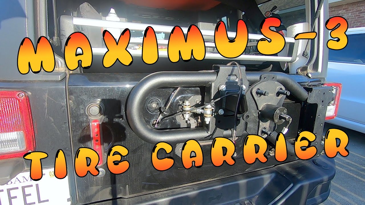 Klappert die Hecktüre? Jeep Wrangler JK - Maximus-3 Ersatzradhalter / Modular Tire Carrier #Jeeplife