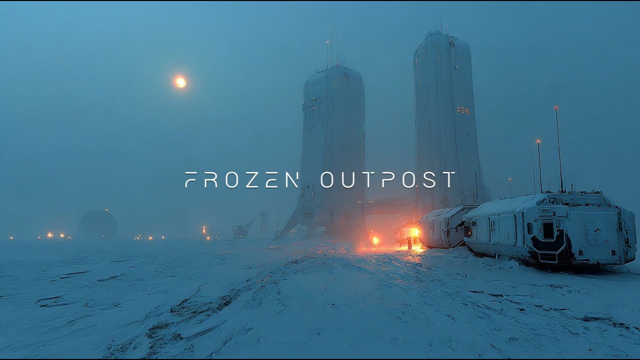 Frozen Outpost Beneath Distant Moons – Sci-Fi Ambient Soundscape