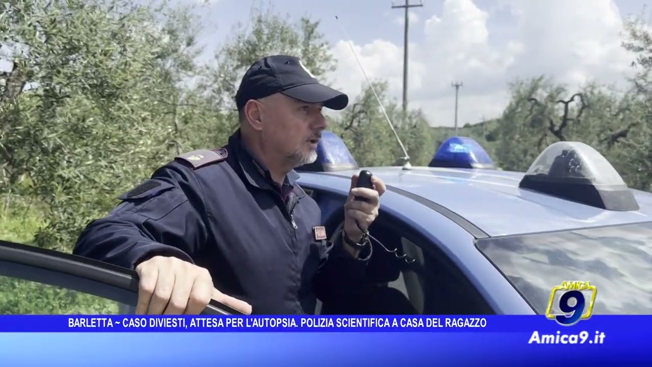 Barletta - Caso Diviesti, attesa per l'autopsia. Polizia scientifica a casa del ragazzo