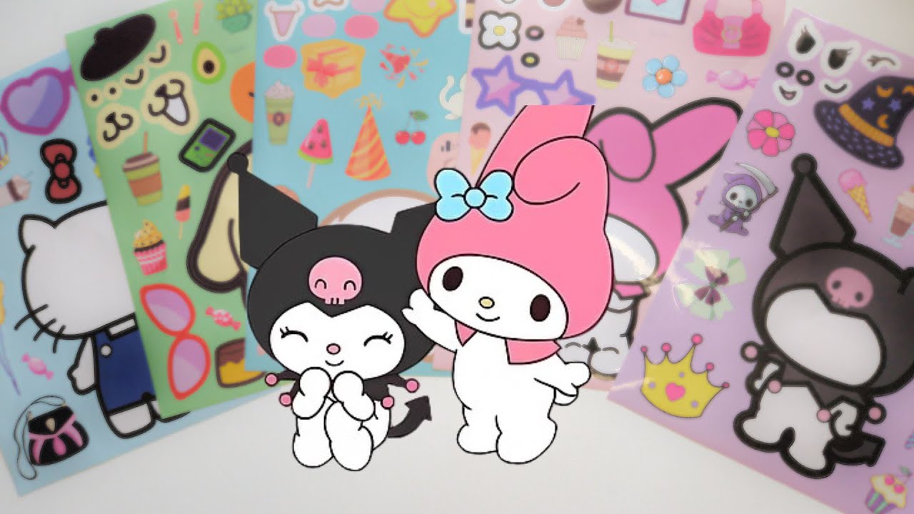 Kawaii StickersCollection•Sanrio Kuromi My Melody