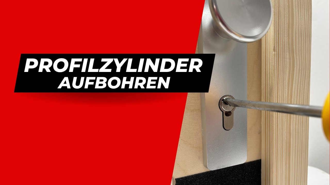 Schließzylinder aufbohren | TÜRÖFFNUNG |