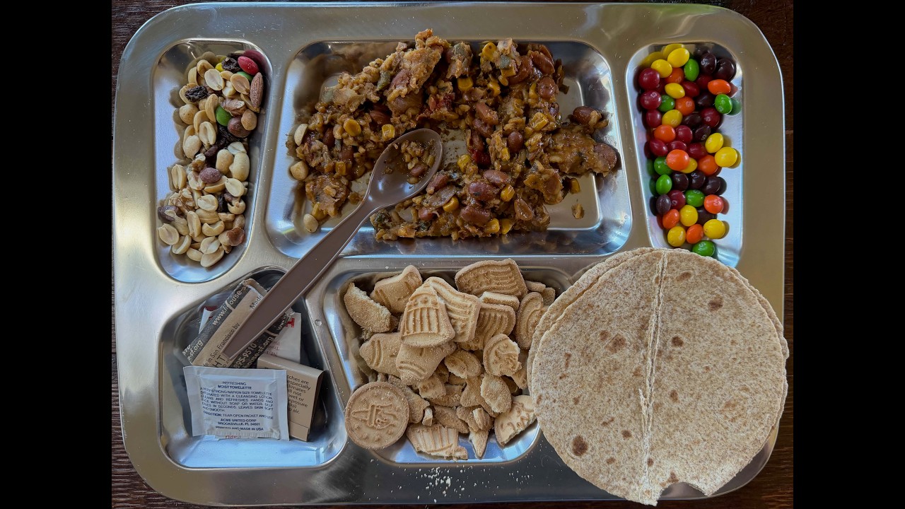Trying 24 MRE Meals: Part 16 (Chicken Burrito Bowl)