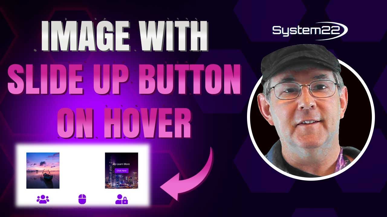 Divi Theme Image With Button Slide Up On Hover 👈