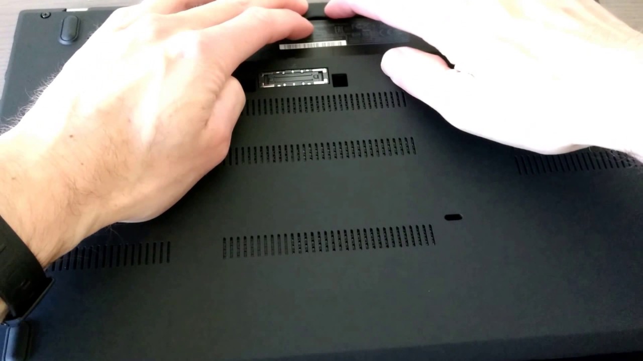 How to Put ThinkPad T470 / T570 Bottom Cover Back on