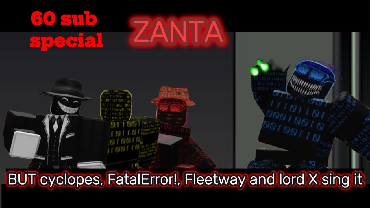 ShapeShifter (Zanta Remix/Christered but Cyclops FatalError Fleetway and LordX sing it) (FNF Cover)