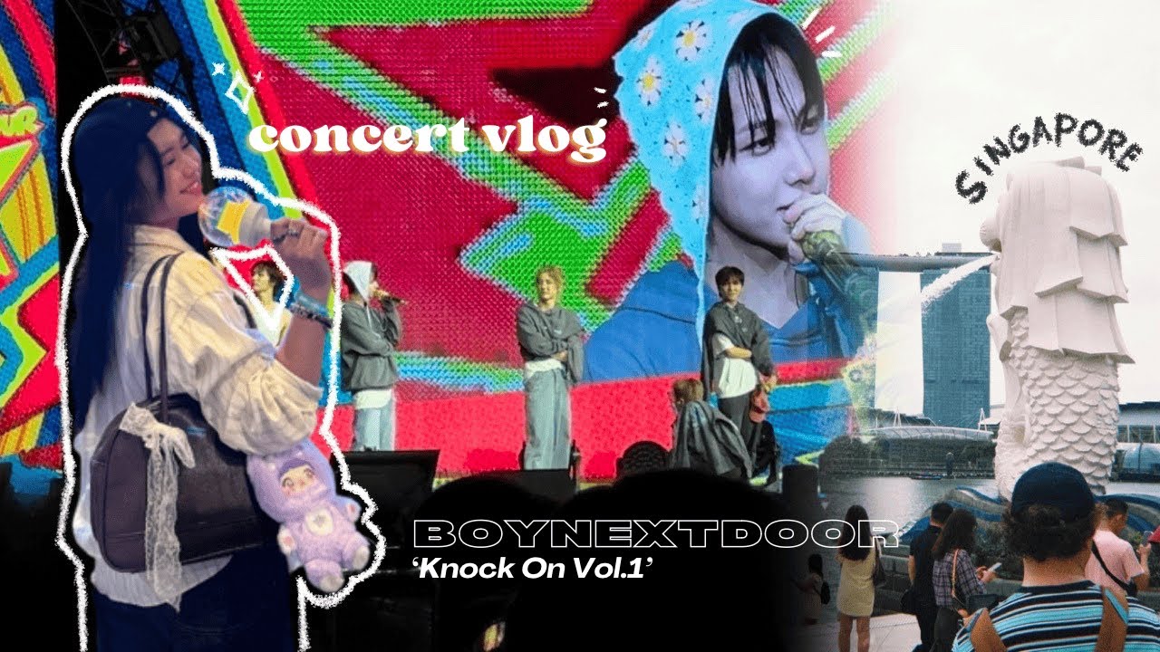 BOYNEXTDOOR в Сингапуре видеоблог ✮⋆˙ путешествия, концерты K-Pop, исследования! [влог onedoor]