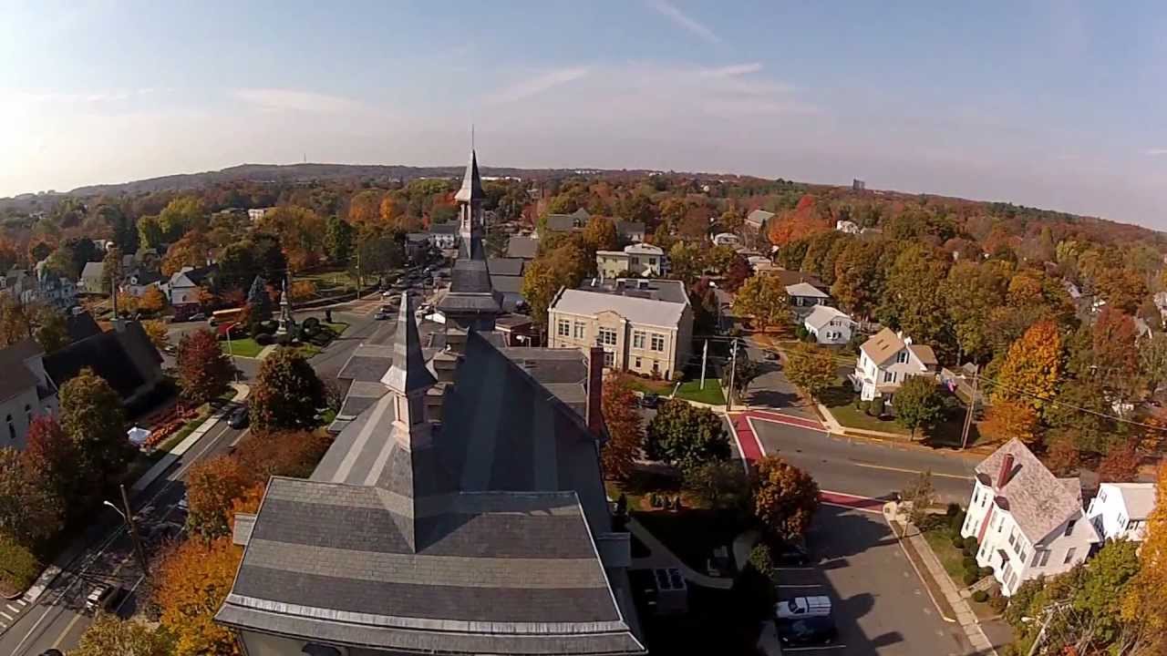 Saugus Town Hall - Drone Massachusetts - DJI-550 multi rotor RC helicopter