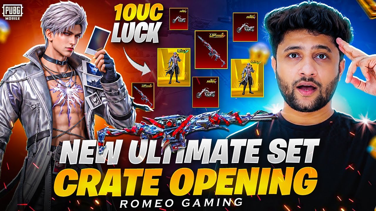New Ultimate Crate Opening With Face Cam | | Zero UC Luck |PUBGM 