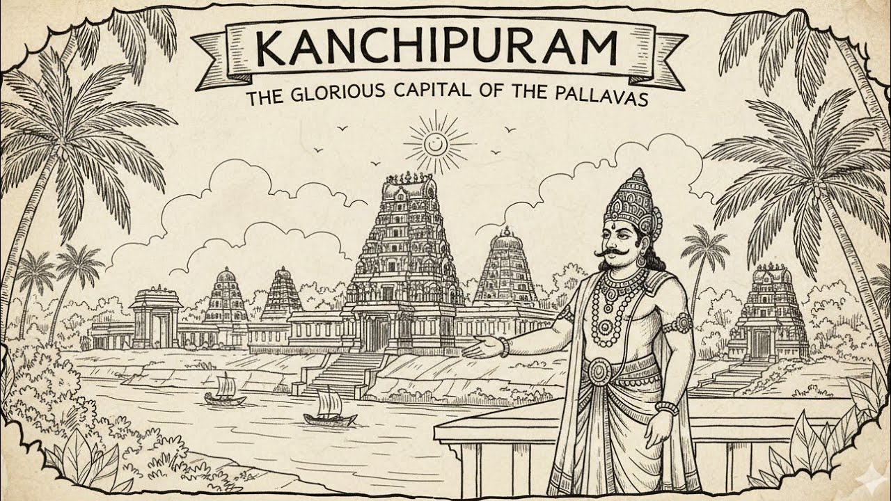 Kanchipuram: The Glorious Capital of the Pallavas | Temples, Art & Power of Ancient South India 🇮🇳