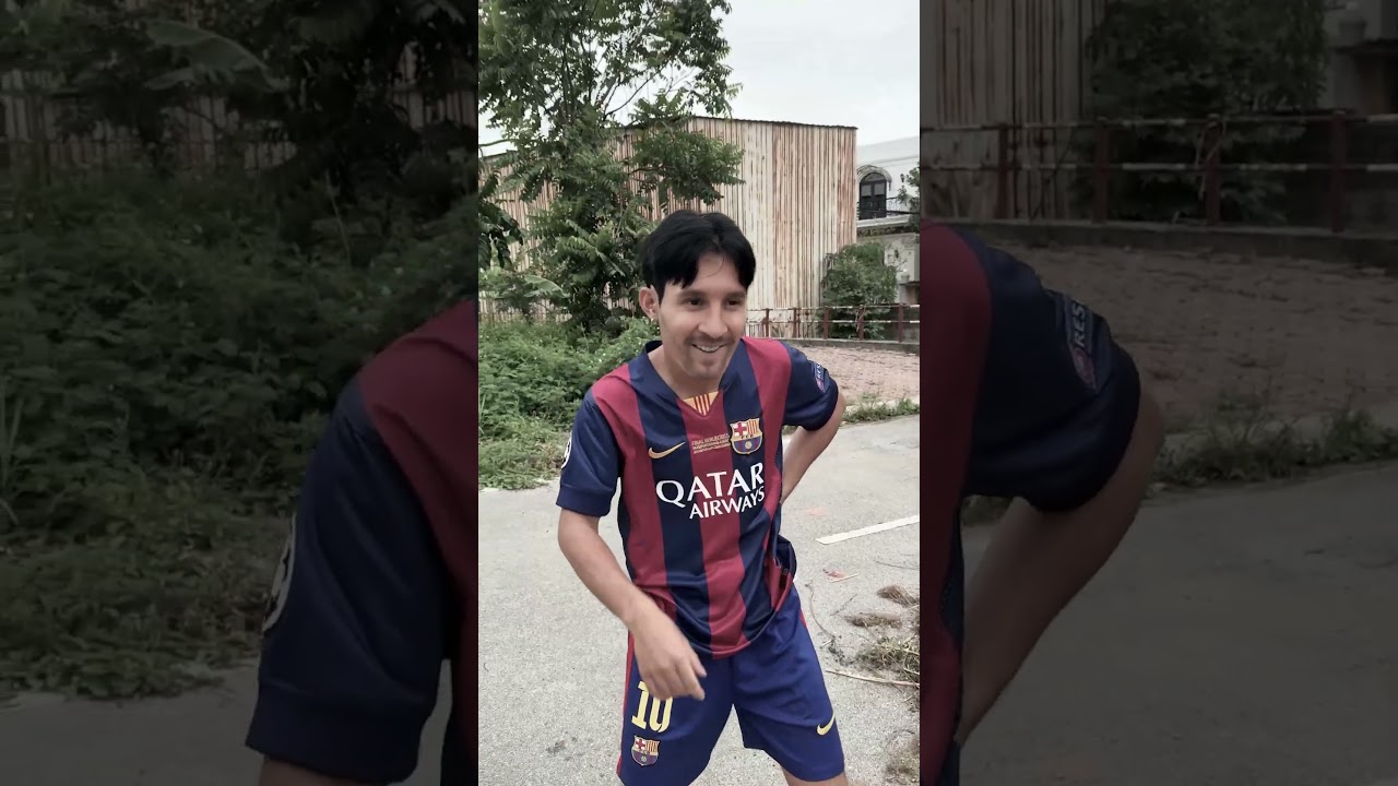 Ronaldo đ&atilde; hi sinh để cứu Messi #shorts #kindness