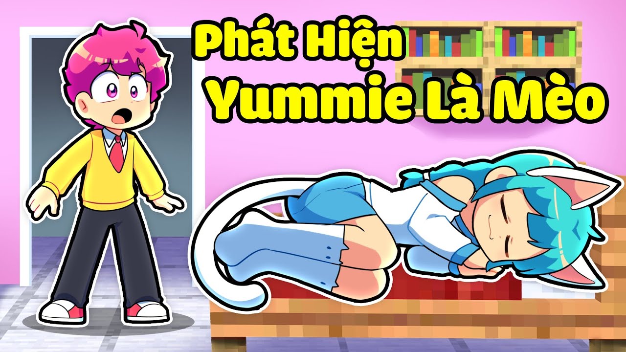 HIHA PHÁT HIỆN YUMMIE LÀ MÈO TRẮNG TRONG MINECRAFT*YUMMIE CÔ NÀNG MÈO TRẮNG TẬP 2 🤣😍