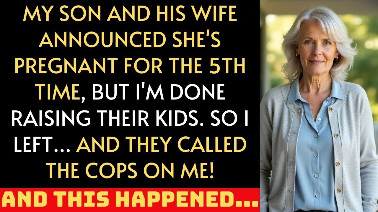 My Son and His Wife Announced She's Pregnant for the 5th Time, but I'm Tired of Raising Her Kids,
