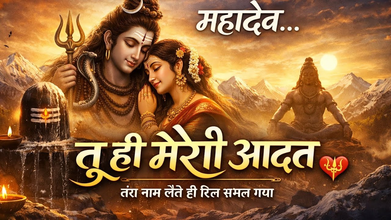 महादेव… तू ही मेरी आदत बन गया 🔱 | Shiv Bhajan | Mahadev Love Song | Shiv Parvati Bhajan