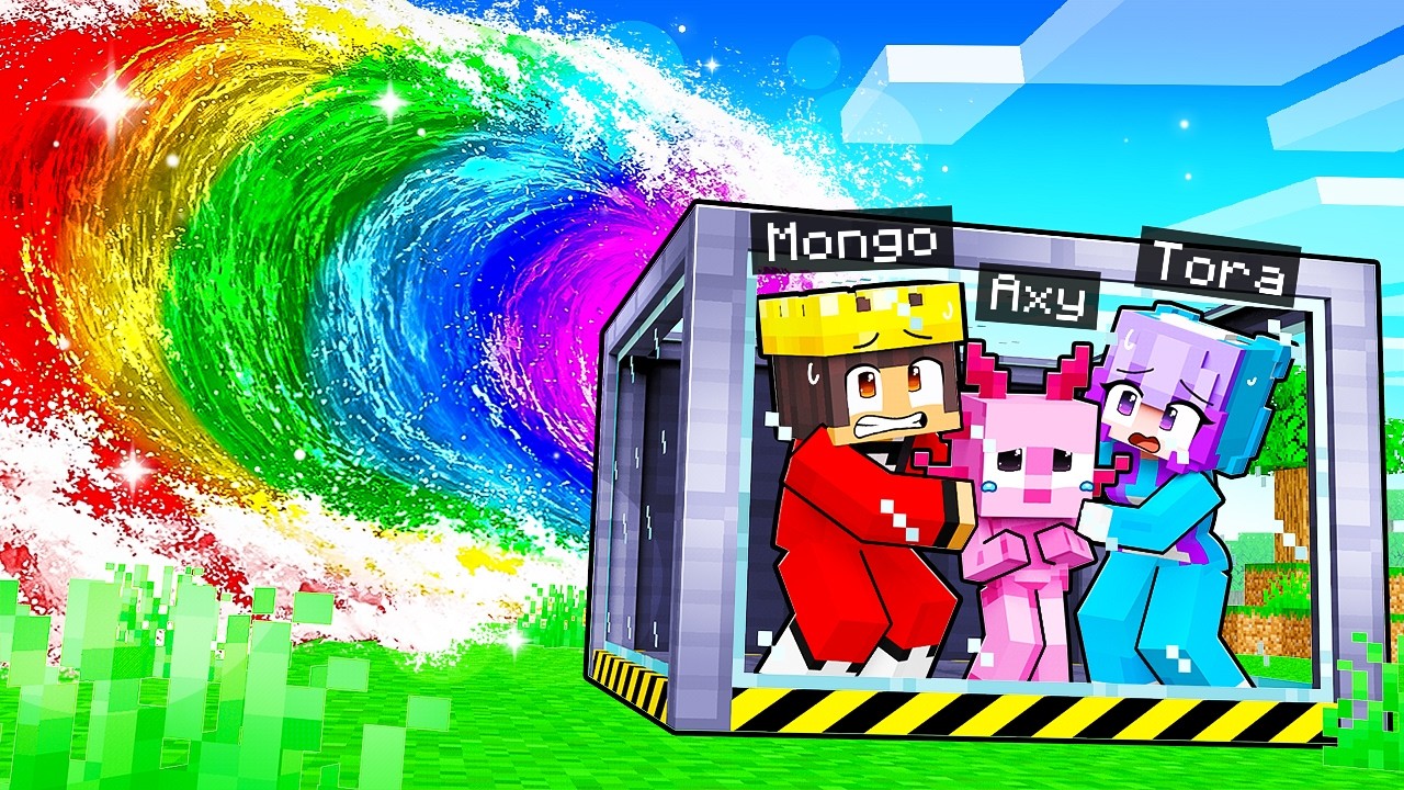 RAINBOW TSUNAMI vs DOOMSDAY BUNKER In Minecraft!