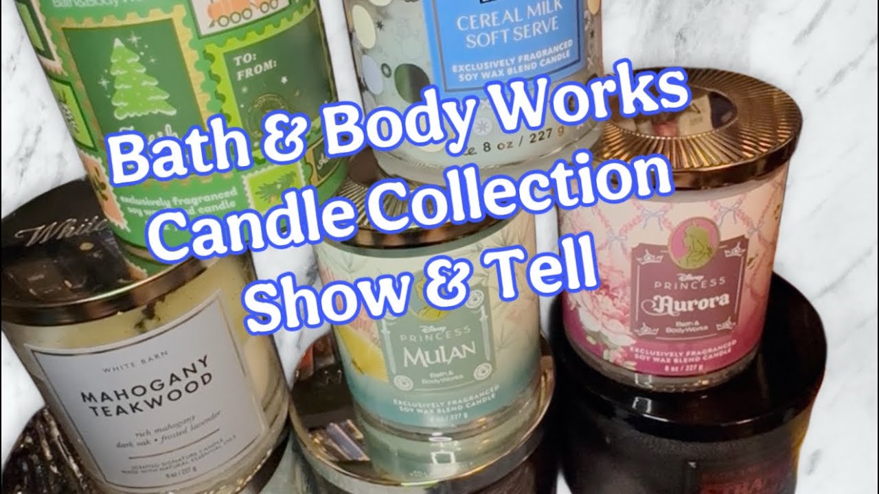 Bath & Body Works Candle Collection Show & Tell (#softspoken #bathandbodyworks #candles)