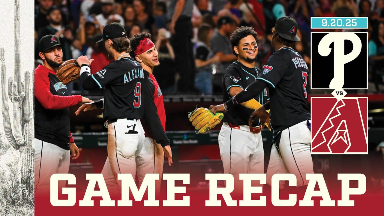 Phillies vs. D-backs Game Highlights (9/20/25) | MLB Highlights | Arizona Diamondbacks