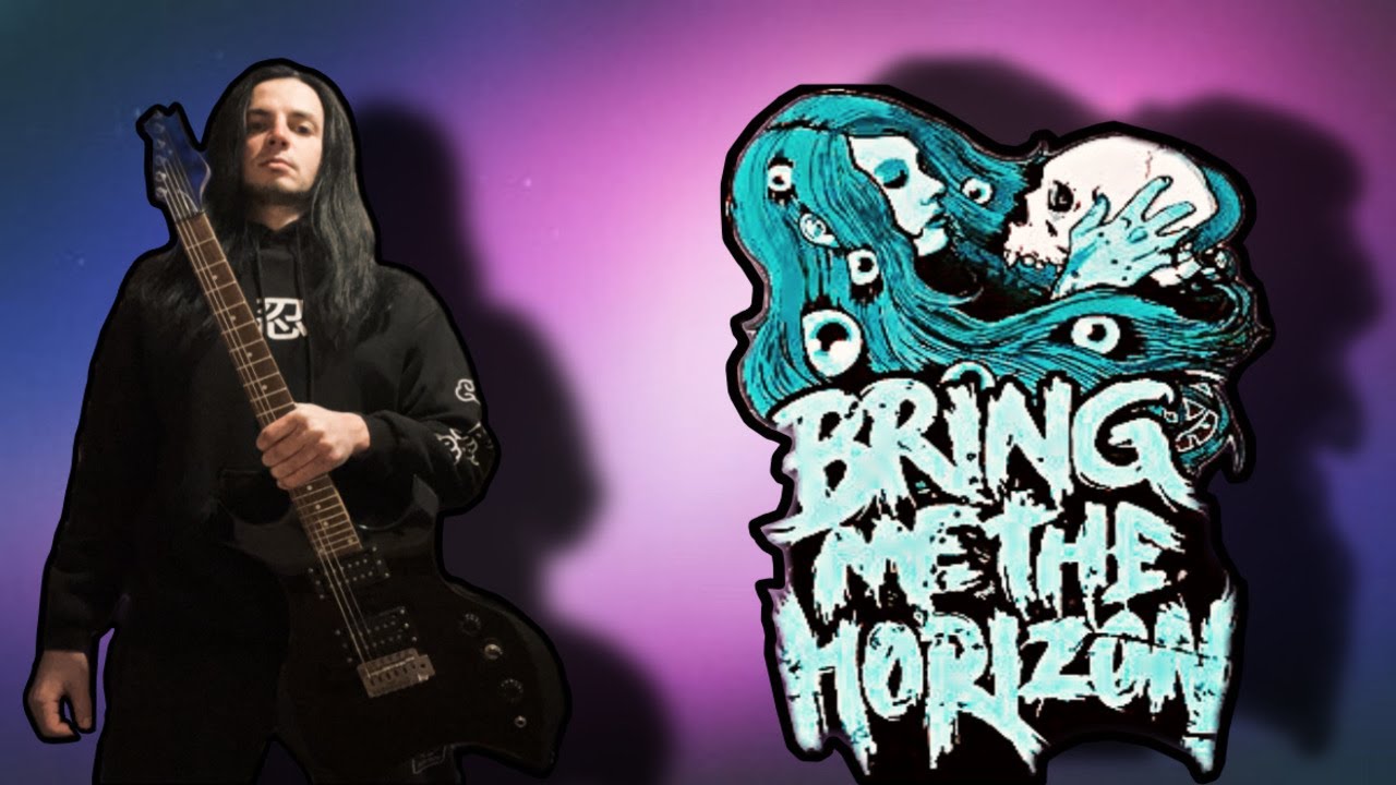 Bring Me The Horizon - (I Used to Make Out With) Medusa TABS ON SCREEN guitar cover