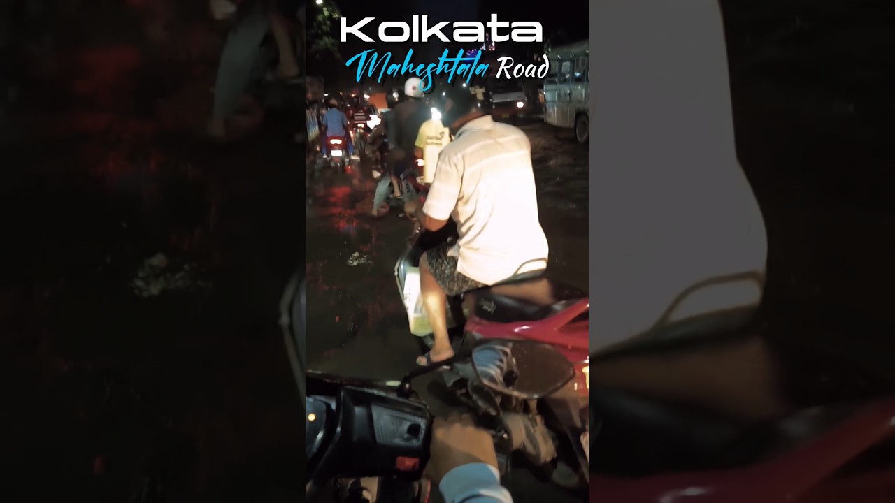 Kolkata's CRAZY Panchayat Road Adventure? | Exploring the CRAZY Streets of Kolkata Road 🌧️🌧️🕳️🕳️🤣🤣
