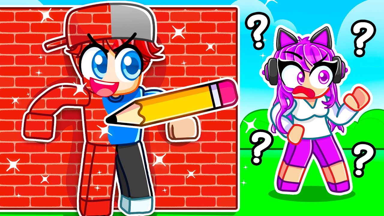 Become What You Draw HIDE and SEEK! (Roblox)
