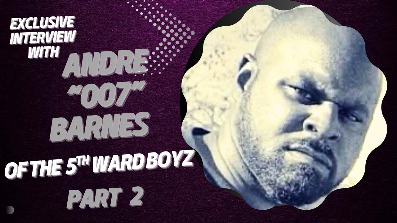 Andre “007” Barnes of The 5th Ward Boyz “History Leason” Ep. 229 Part 2 as we discuss discography. 