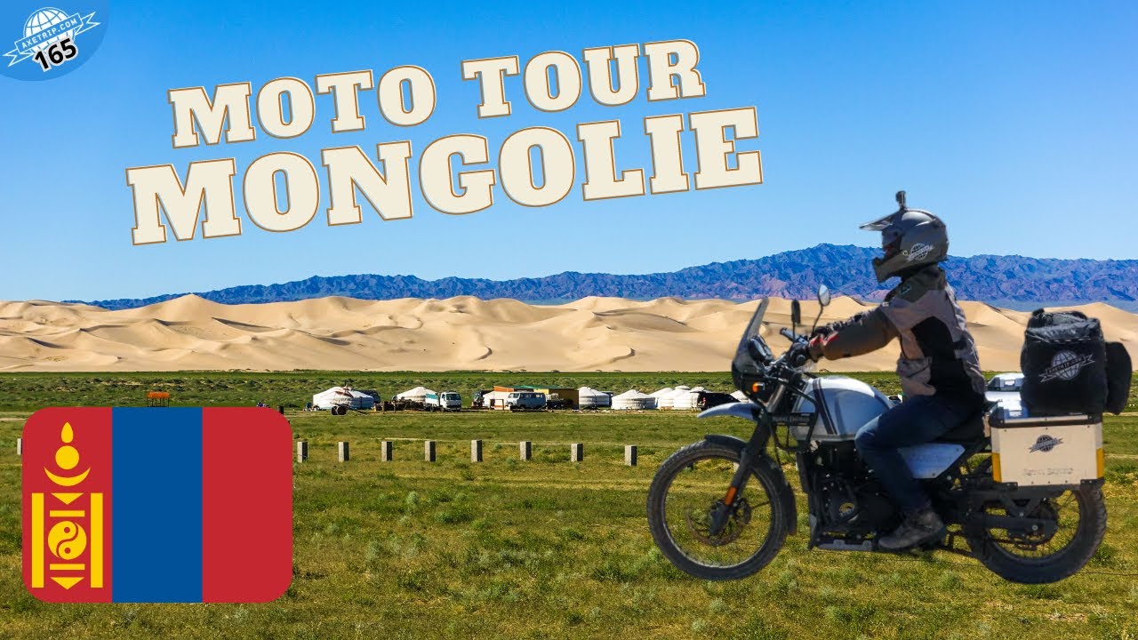 TOUR DE MONGOLIE A MOTO (165 ème pays) : Jusqu'au Désert de GOBI !