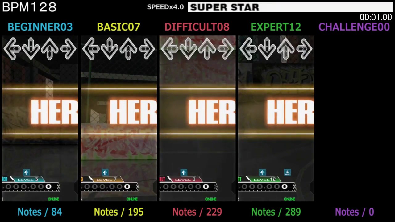 DDR / SUPER STAR - SINGLE (DanceDanceRevolution 4thMIX)