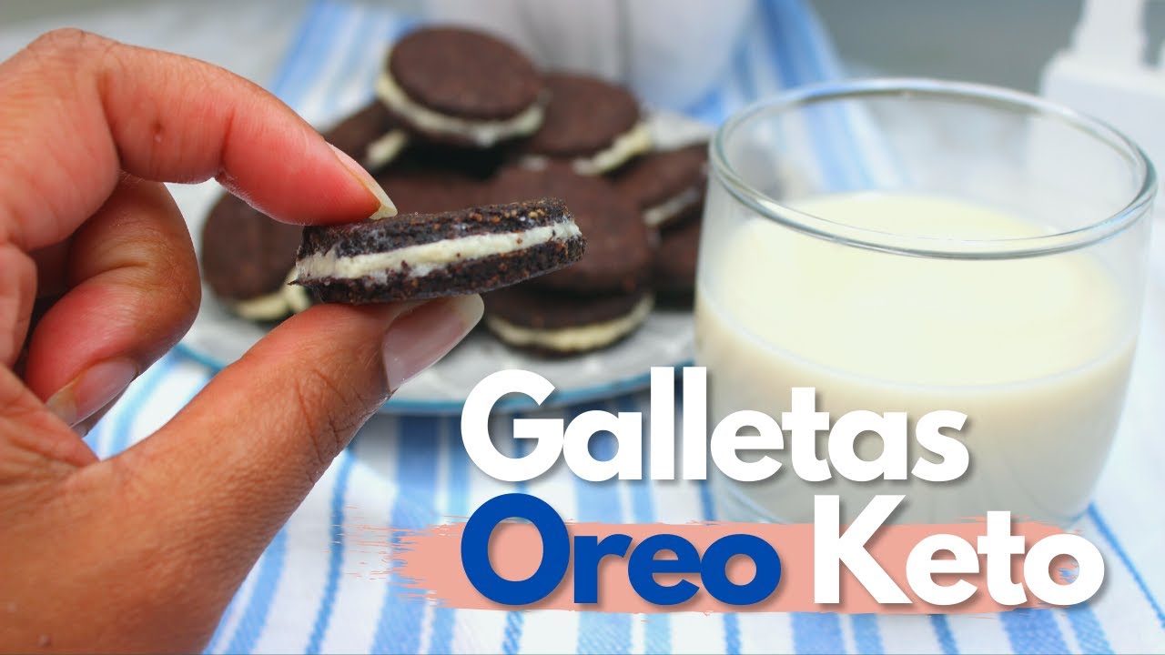 Galletas Oreo keto -  libres de gluten, low carb y super faciles!