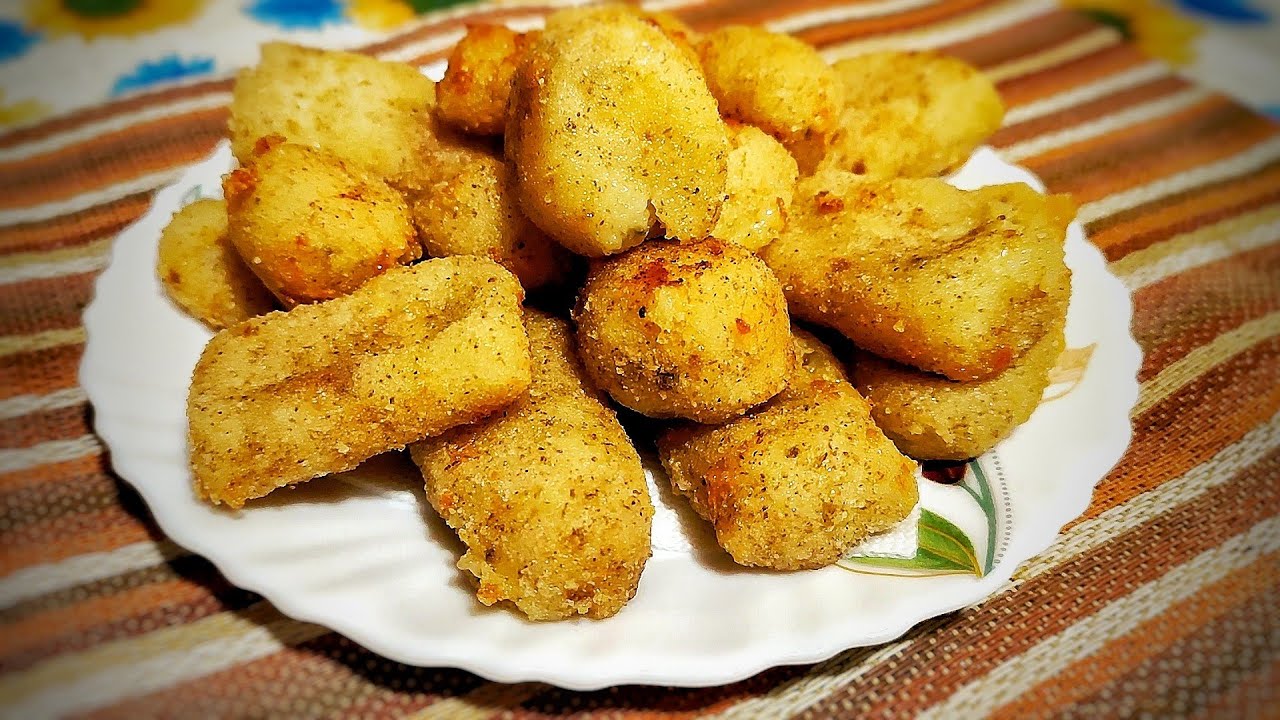 Закуска из картофельного пюре. Хрустящие картофельные шарики с сыром!