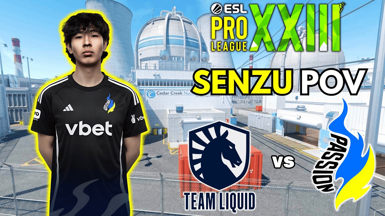 Senzu POV | Passion UA vs Liquid (34/4/21) ADR 92.1 RATING 1.43 CS2 ESL Pro League Season 23