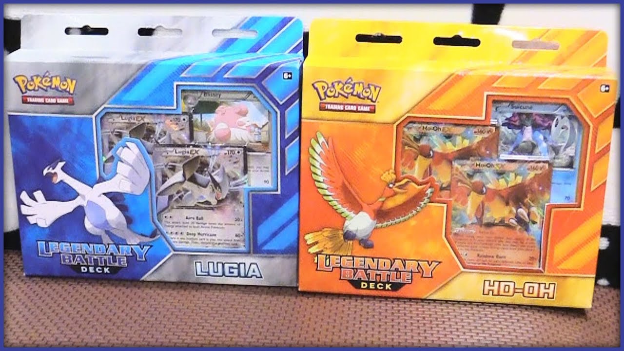 Lugia & Ho-Oh Pokemon Legendary Theme Decks Unboxing