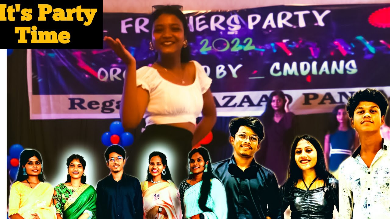 having fun at the fresher party | CMD Post Graduate College Bilaspur | #fresherparty #2k22
