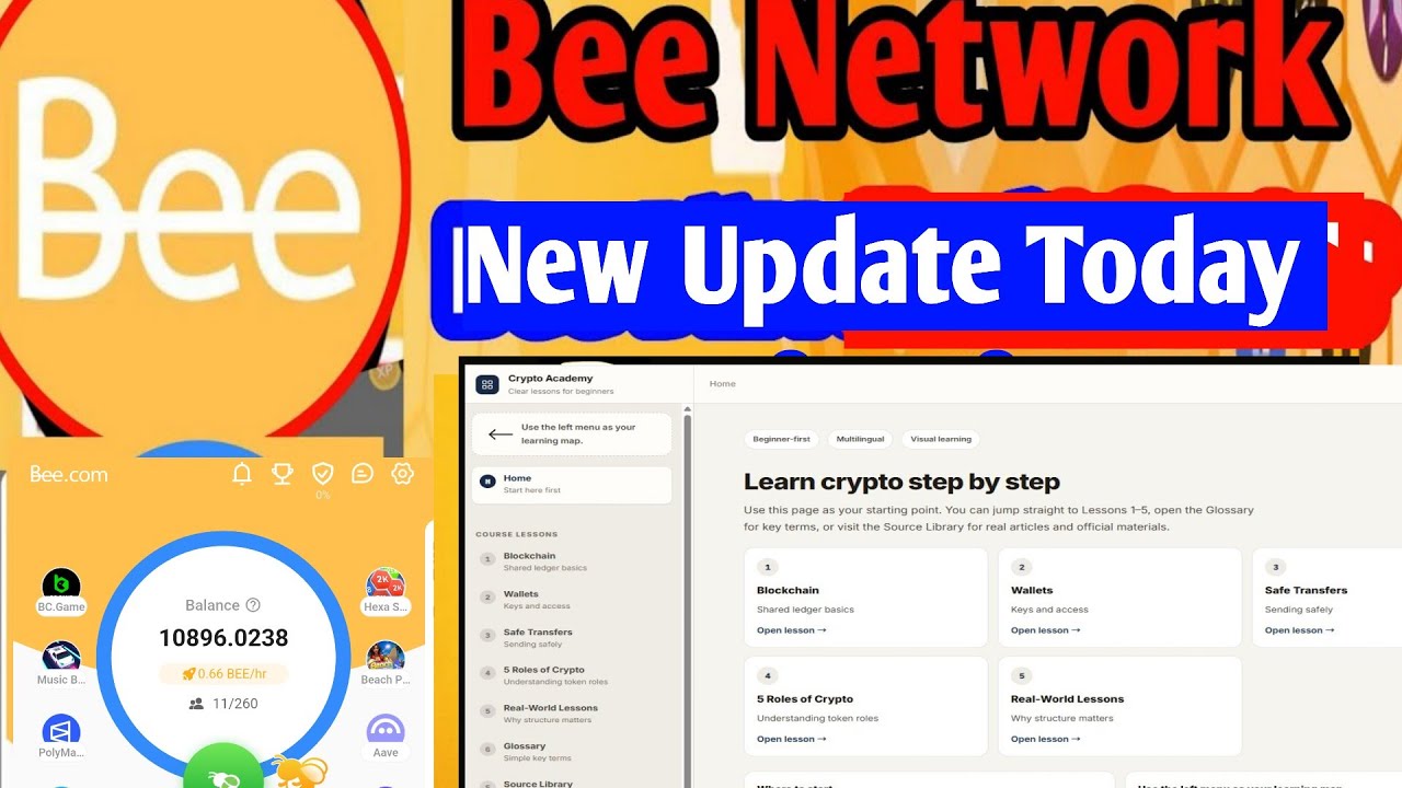 Bee Network New Update Today 🔥 Full Details Hindi