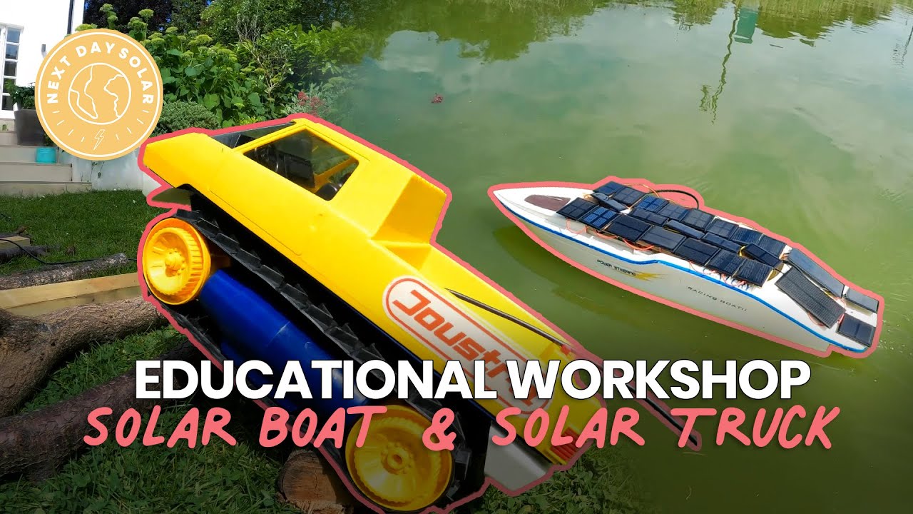 Solar Powered R/C Boat & Joustra Amphibious Craft