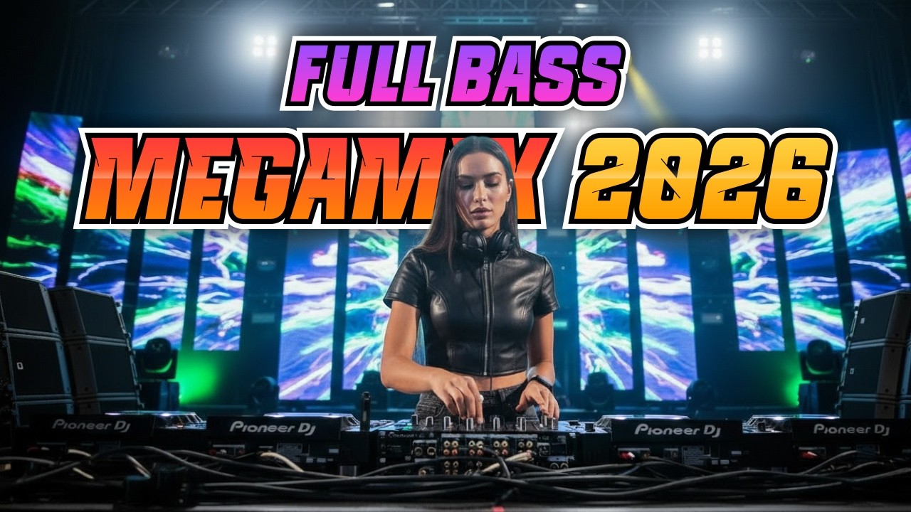 MEGAMIX 🔊 Full Bass DJ Remix 2026 🎵 Latest EDM Mix 2026