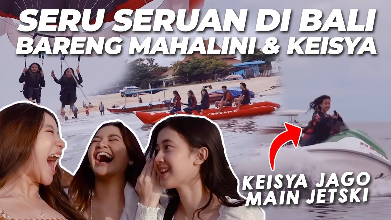 KESERUAN NAIK WAHANA DI BALI BARENG MAHALINI DAN KEISYA - TIARA VLOG!
