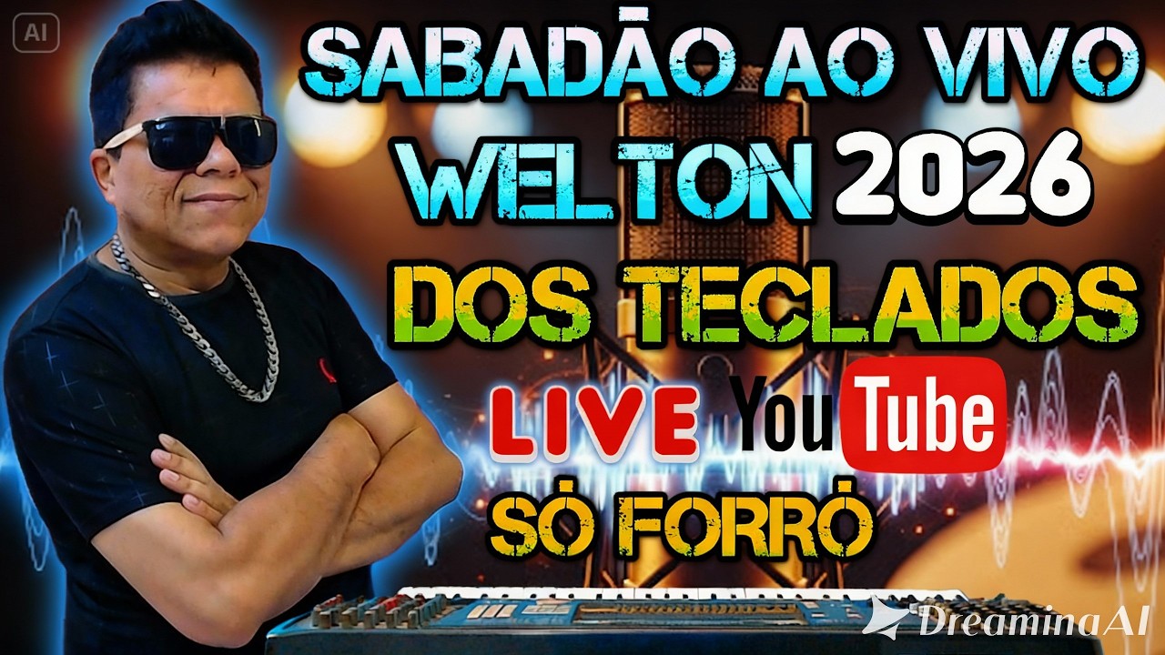 SABADÂO Live de forró ao vivo com o cantor welton dos teclados 2026(cantor cover)