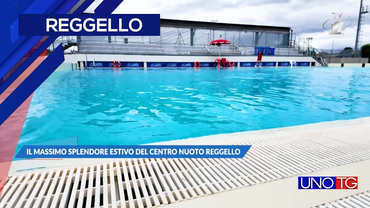 Il massimo splendore estivo del centro nuoto di Reggello