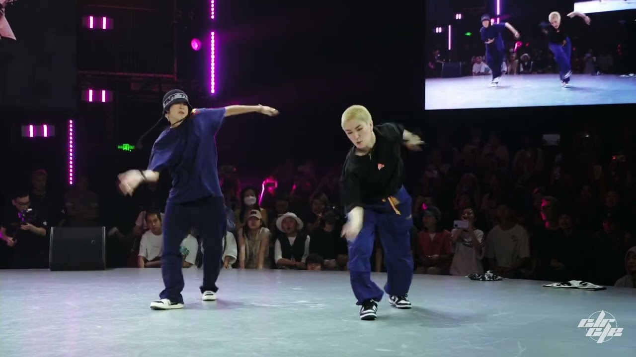 Poppin C & Zyko VS Kyoka & Maika｜2 ON 2 Open-Styles Semi-Final｜The Circle Dance Lab 2023 Finals