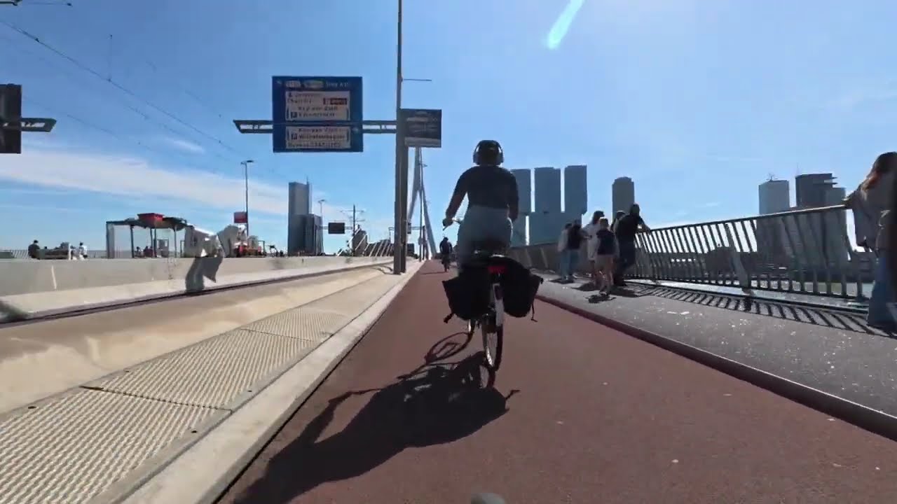 Ride to the “Wereld Havendagen”, world harbour days in Rotterdam