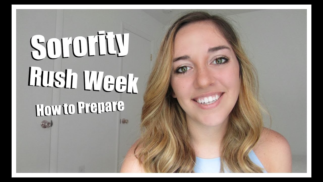 Sorority Rush Week: How to Prepare