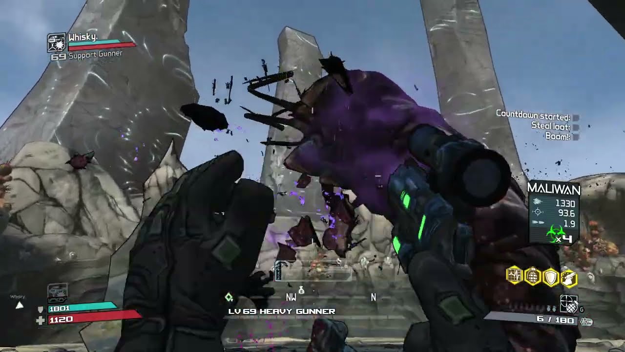 Co-op Craw Nemisis Drop With Scope (Not the Nemvader but very close) - Borderlands 1