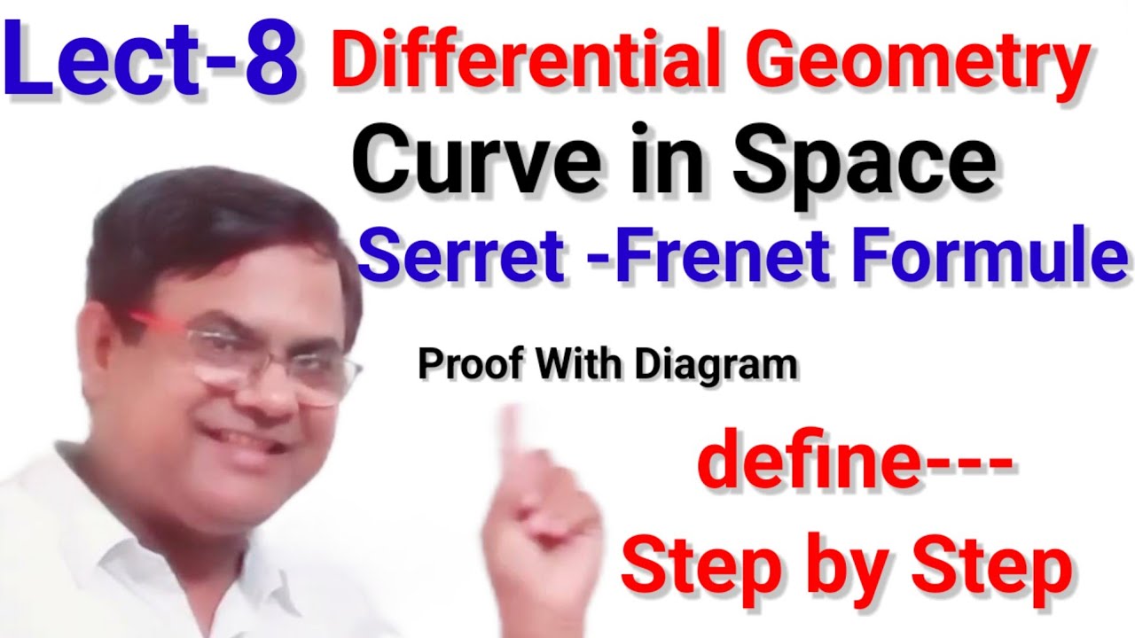 SERRET -FRENET FORMULE  | Serret Frenet Formula | Curve Space | Differential Geometry