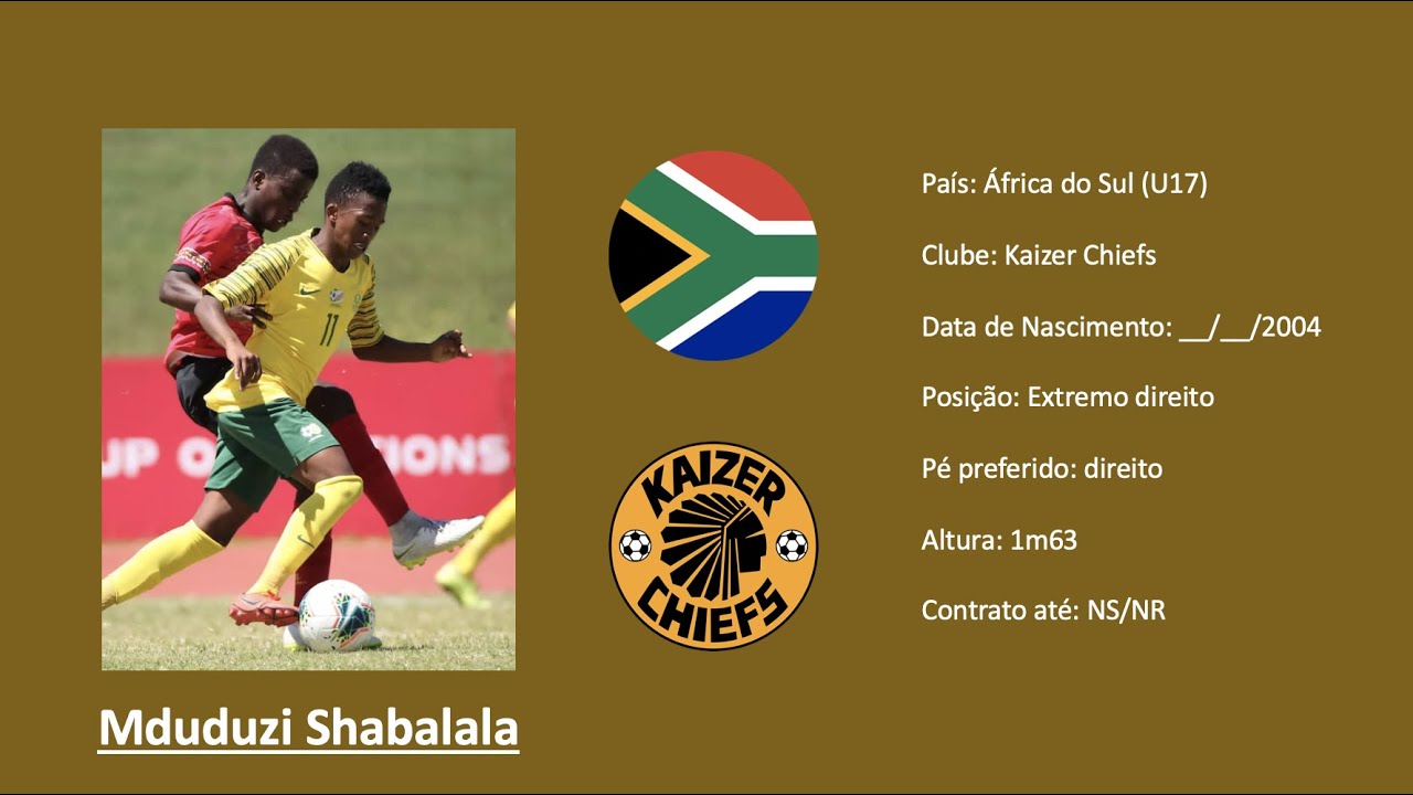 Mduduzi Shabalala (Kaizer Chiefs / South Africa) all actions vs Zambia U17 [Match Report]