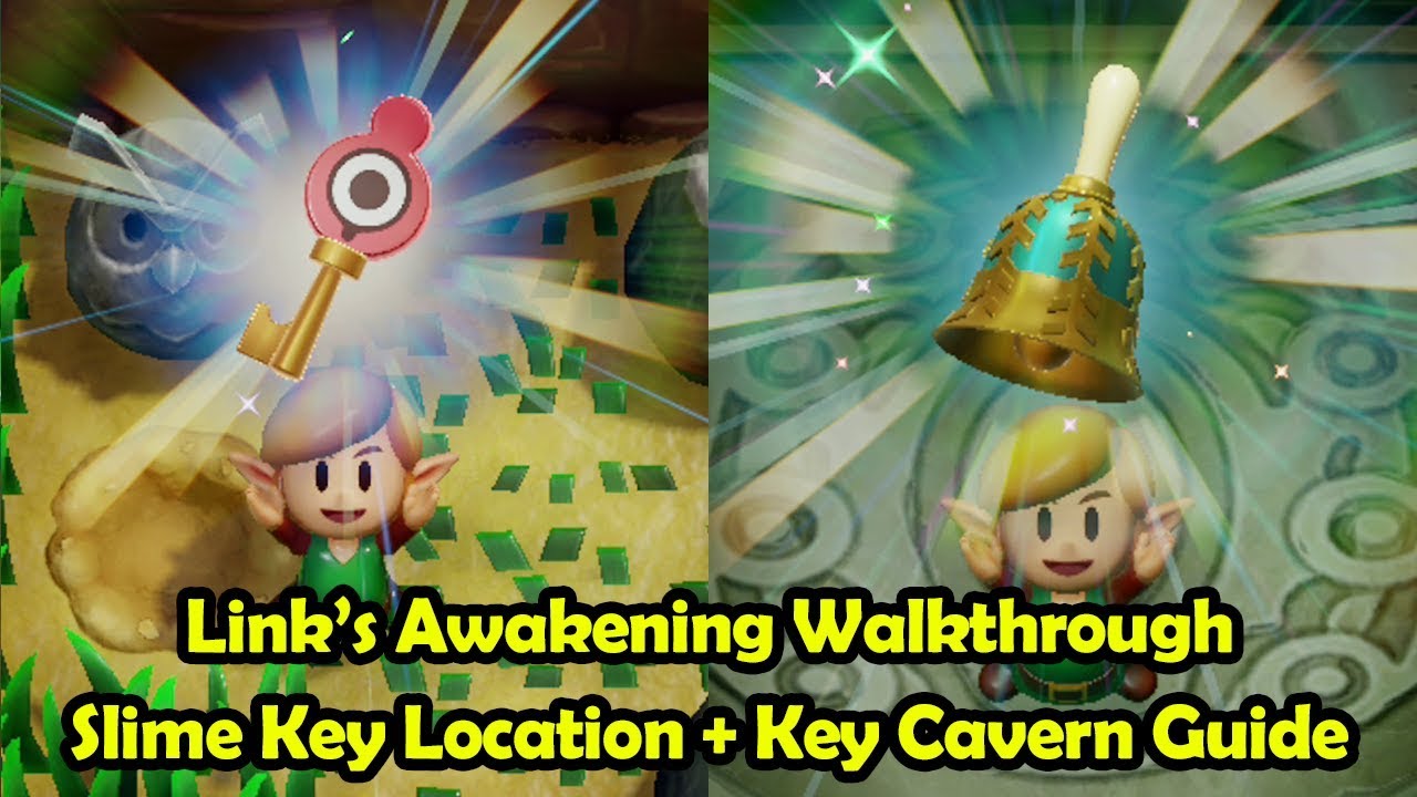 Прохождение пещеры с ключами и слизью — The Legend of Zelda: Link's Awakening (Switch)