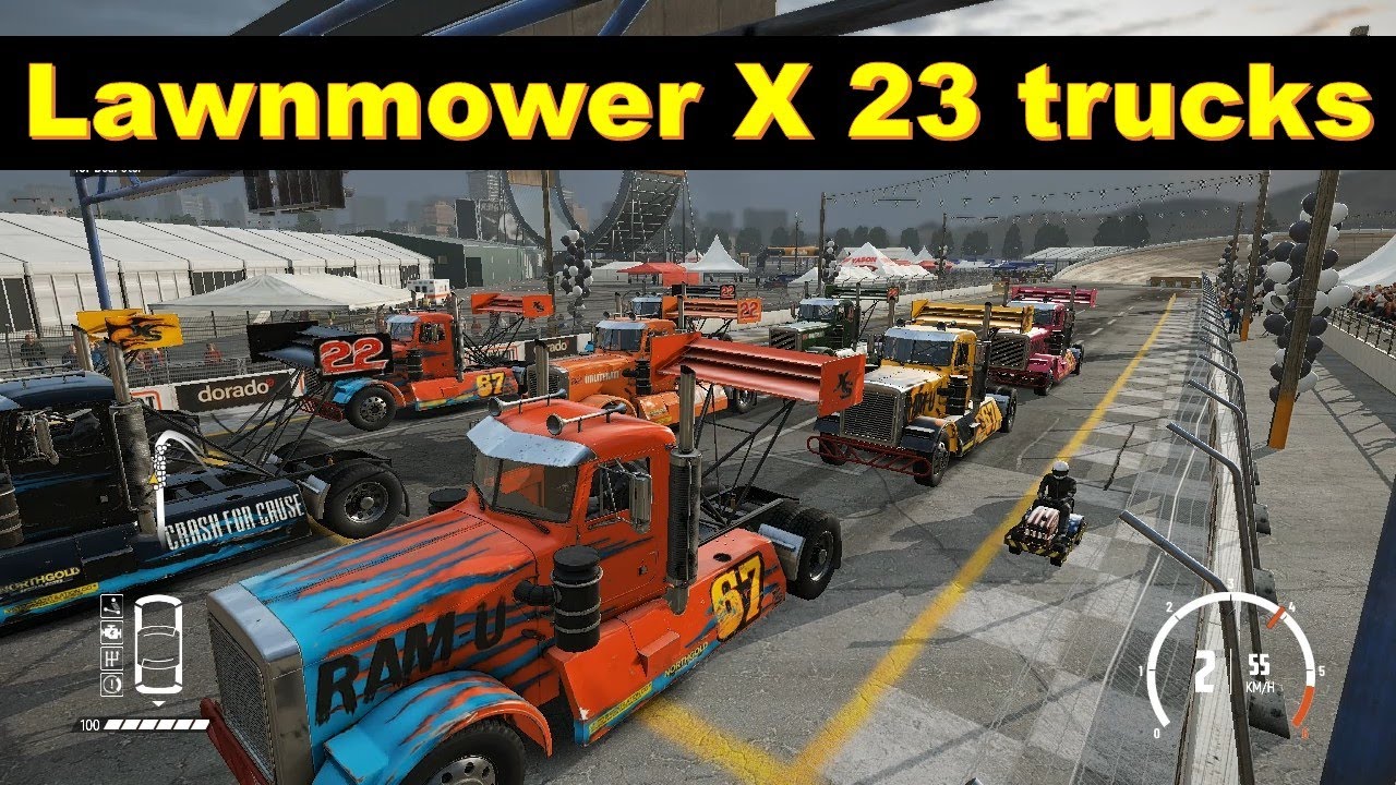 lawnmower x trucks racing 2